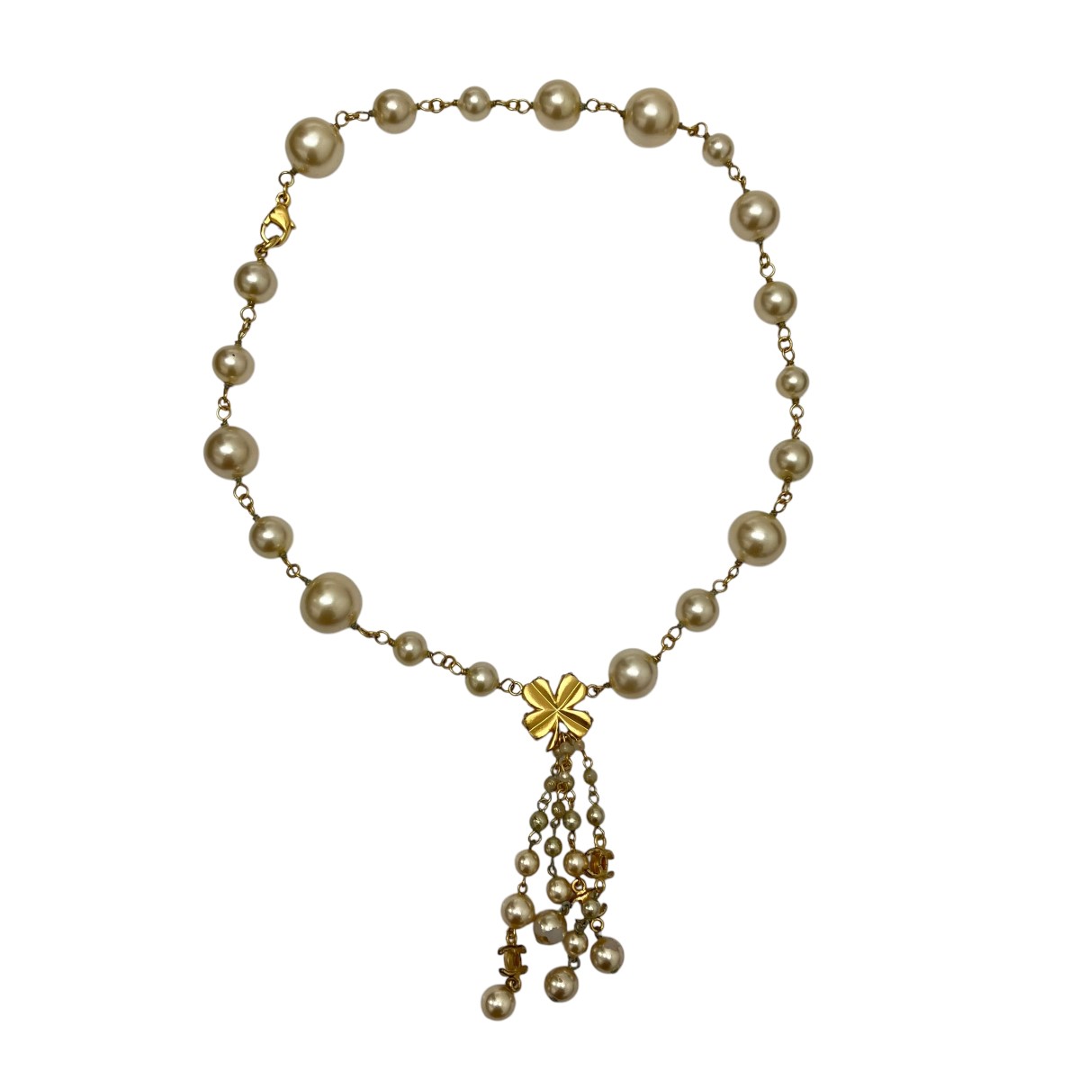 【中古】CHANELパール ネックレス ゴールド【価格見直し】｜ブランド古着のカインドオル