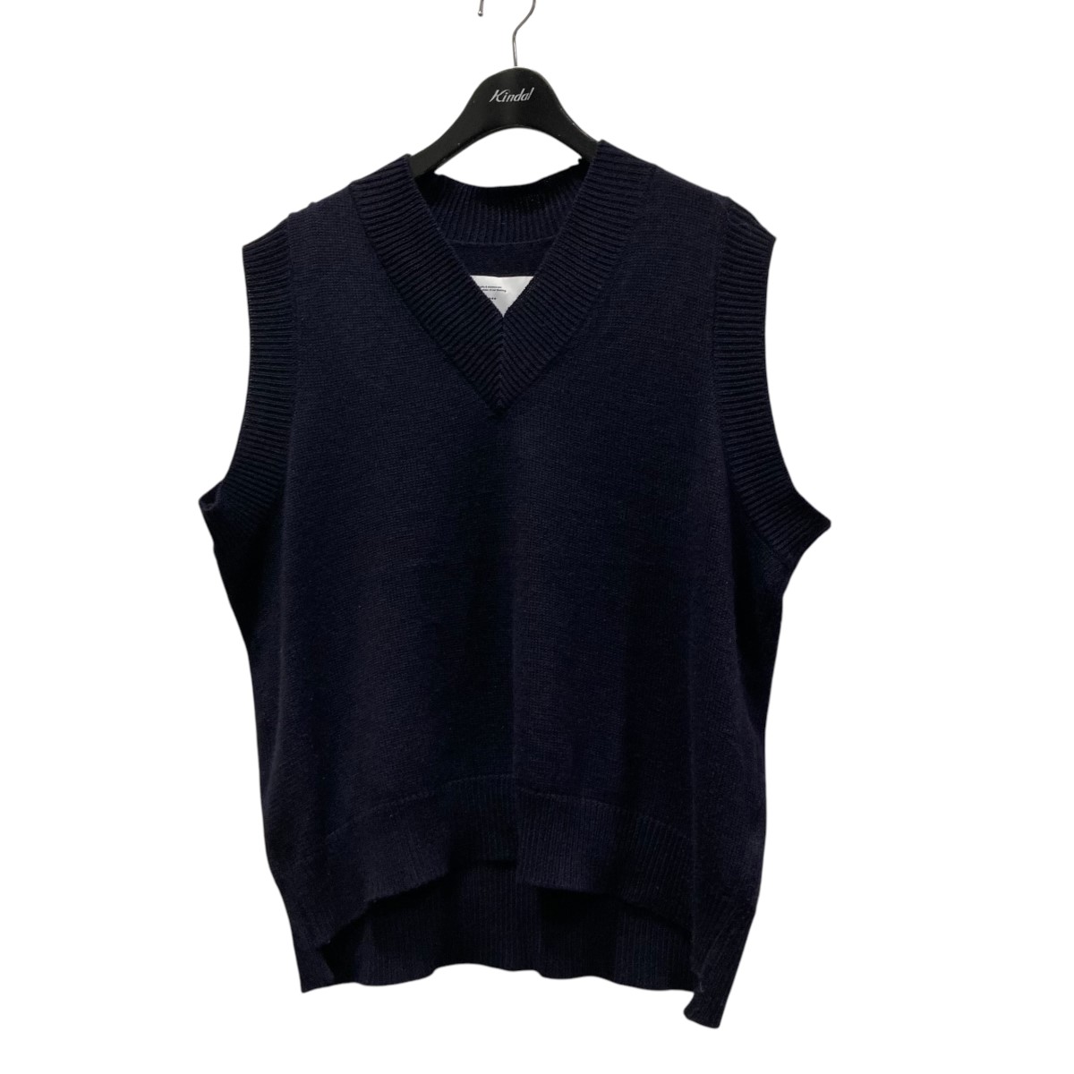 未使用品　アンスリード　SATIN VEST サテン　ベスト　ブラック　黒 UN3D.（アンスリード）の「サテンベスト（ベスト）」 - WEAR