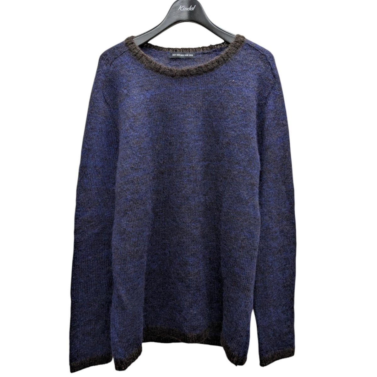 ダイエットブッチャースリムスキン　切り替え配色・モヘヤニットセーター2 楽天市場】DIET BUTCHER SLIM SKIN ダイエットブッチャー スリム