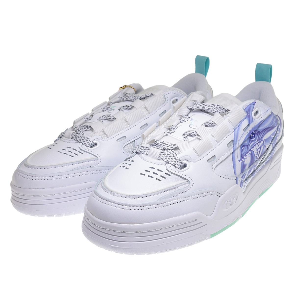 【中古】adidasADI2000 YU-GI-OH 遊☆戯☆王 スニーカー H06426 ホワイト サイズ：22cm【価格見直し】画像
