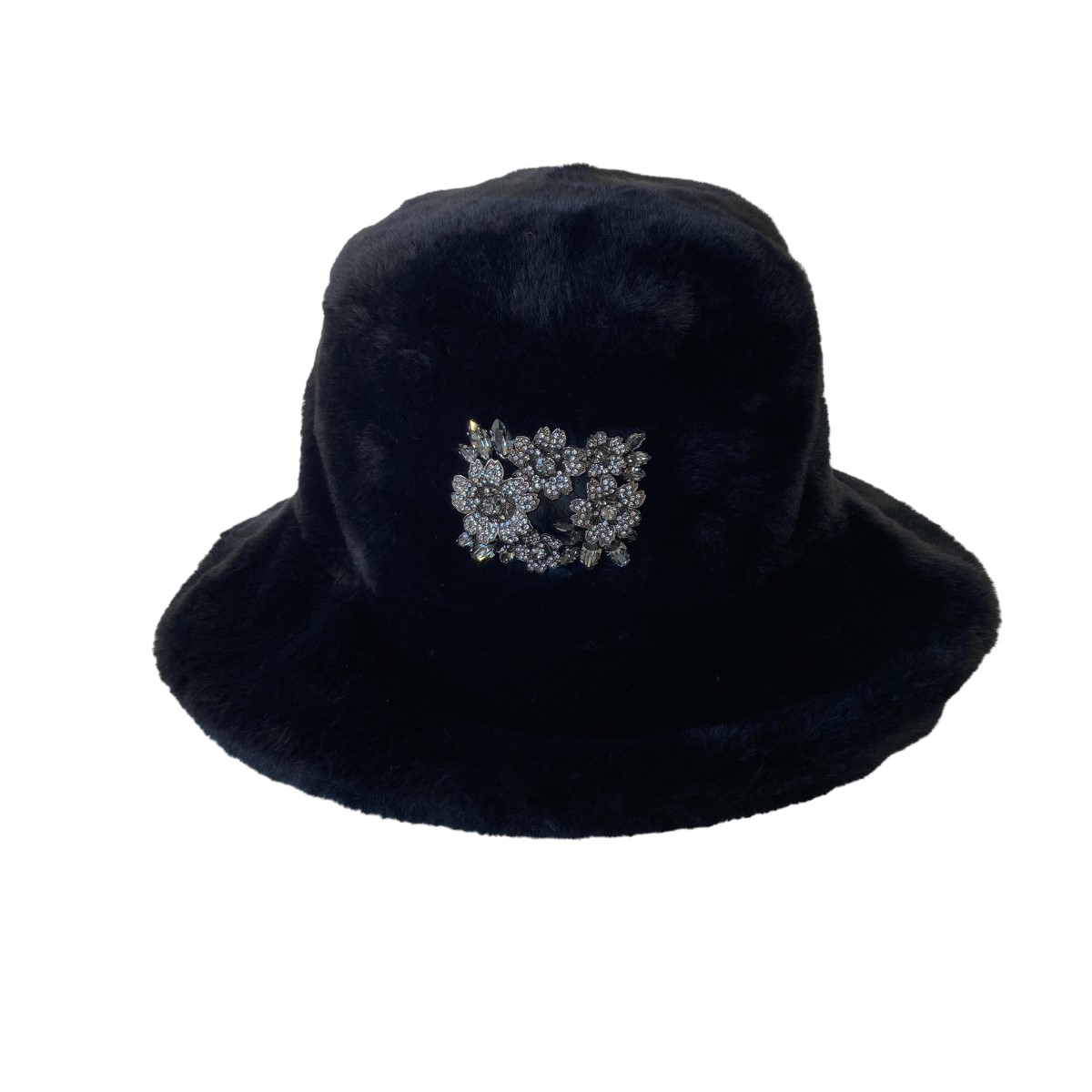 【関税込・国内発送】Roger Vivier＊ヴィヴ 装飾バケットハット バケットハット Roger Vivier(ロジェ・ヴィヴィエ) 帽子