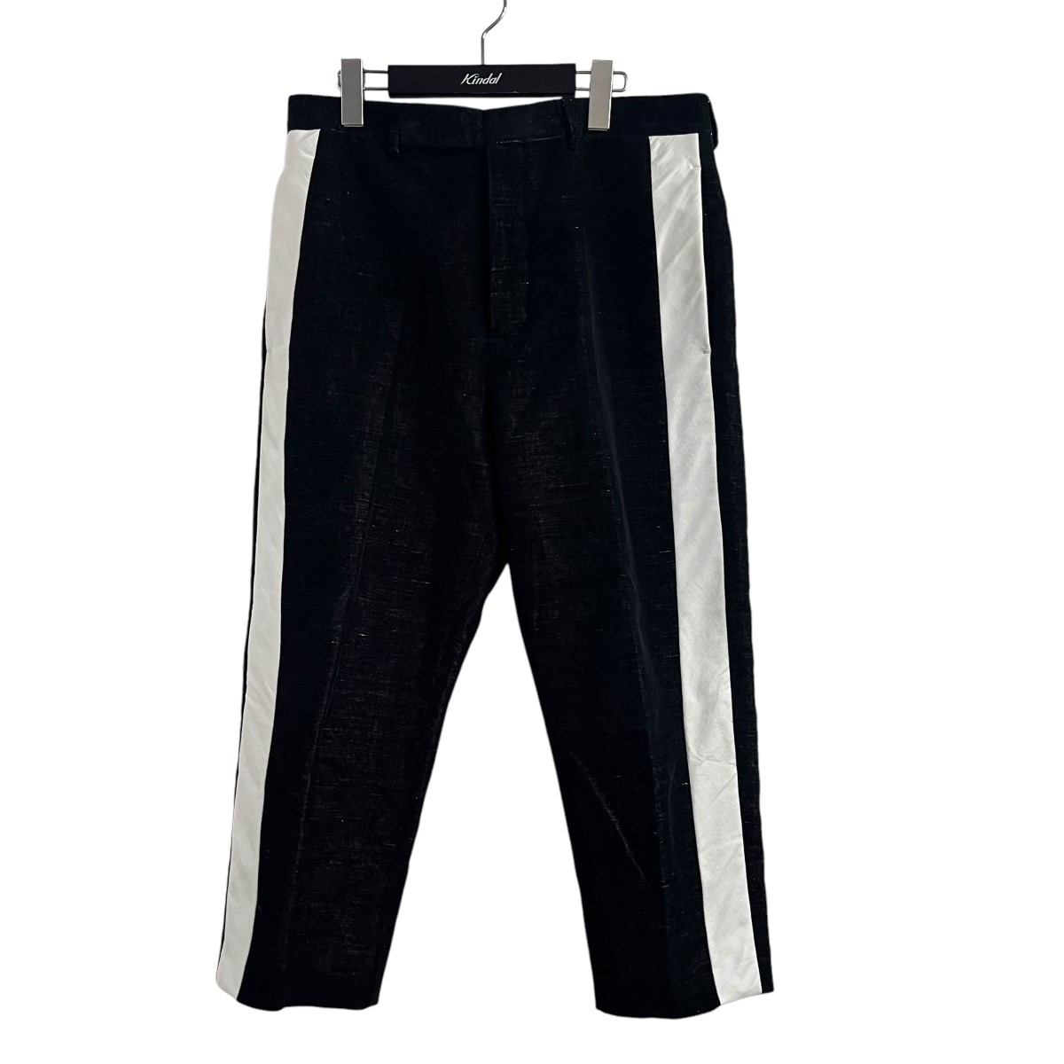 【中古】 RICK OWENS ベロアパンツ RU19F4372-VMSC ブラック サイズ：46 【価格見直し】