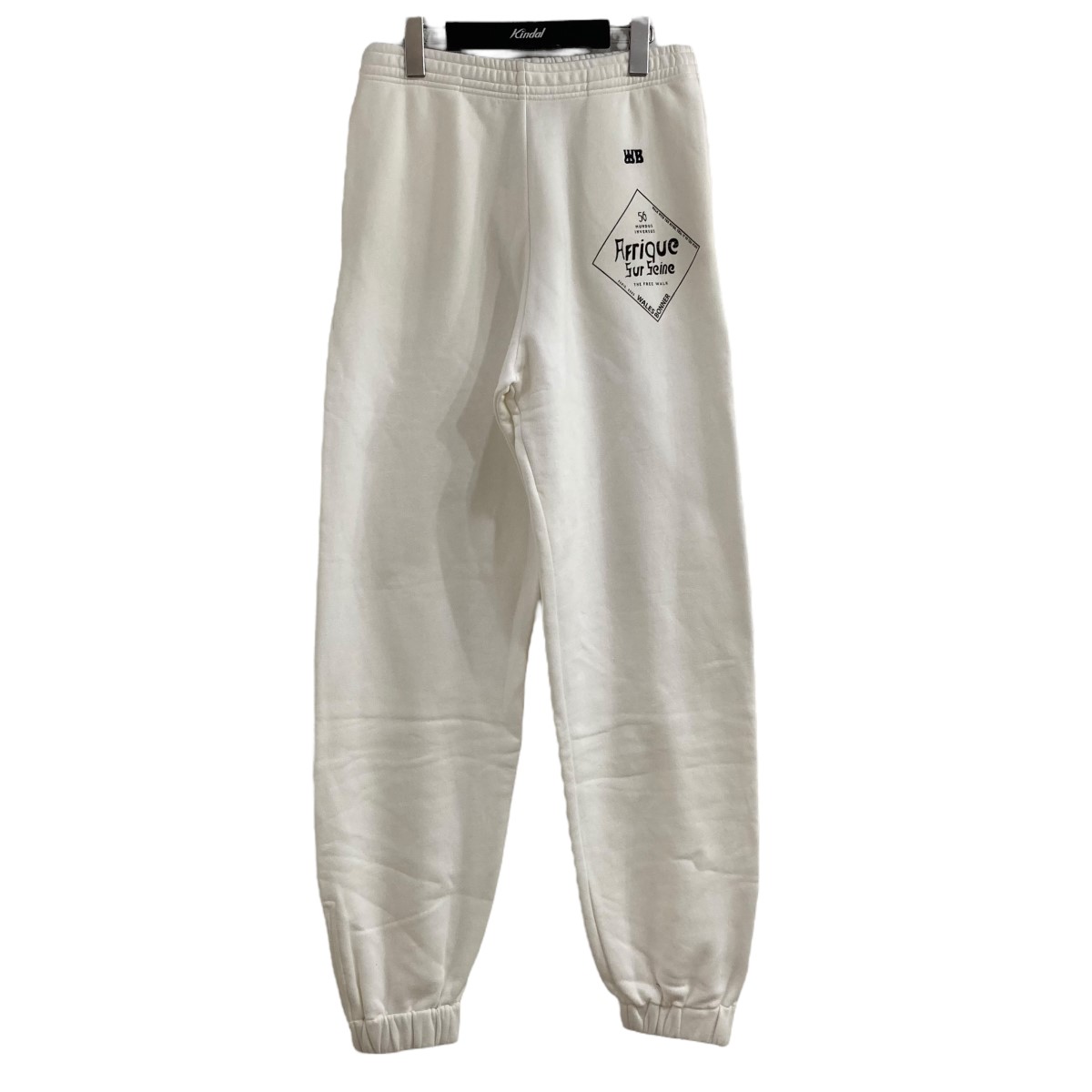 【中古】 WALES BONNER スウェットパンツ WB23F-UA23JE08-JE04 ホワイト サイズ：S 【価格見直し】