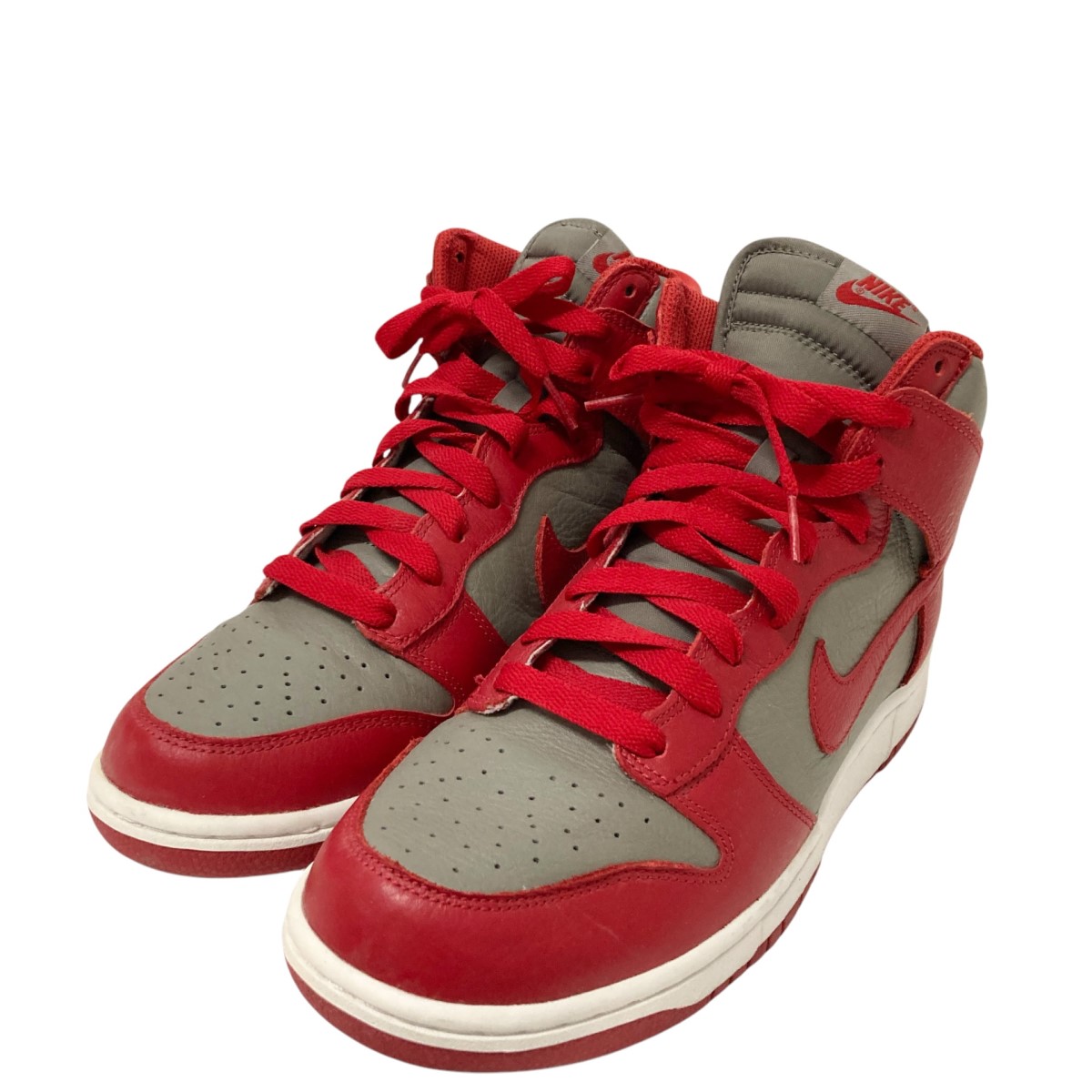 Nike Dunk ハイカット シューズ グレー/レッド　26.5 Amazon.co.jp: NIKE ナイキ ダンク ハイ 85 DUNK HIGH 85