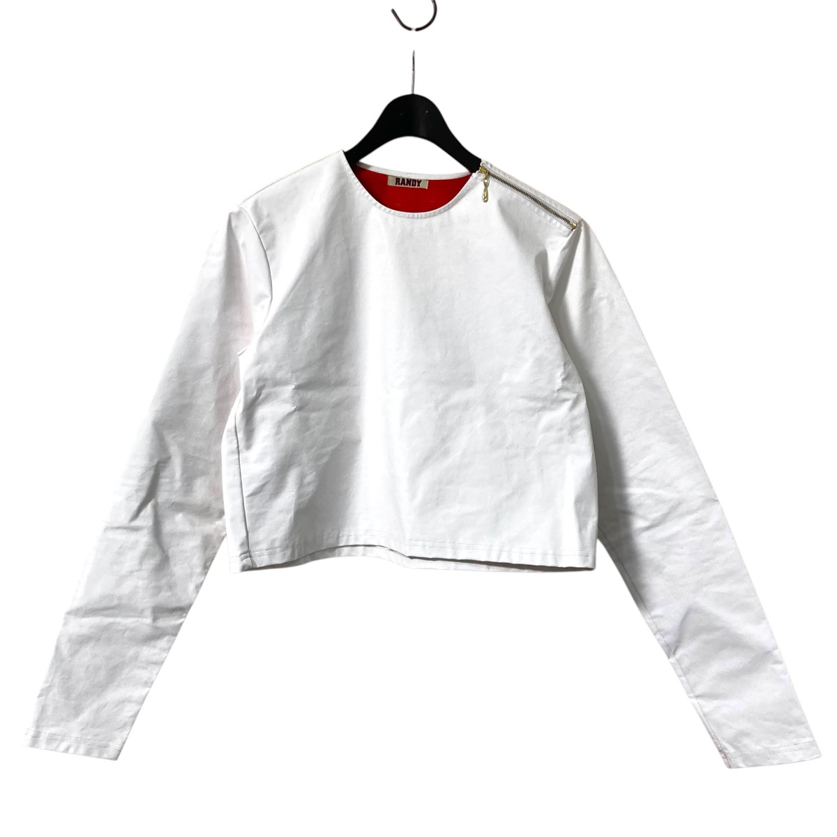 【中古】 Randy 23SS EMPTY SIGNS A 長袖Tシャツ SS23-RCS01 ホワイト サイズ：1] 【価格見直し】