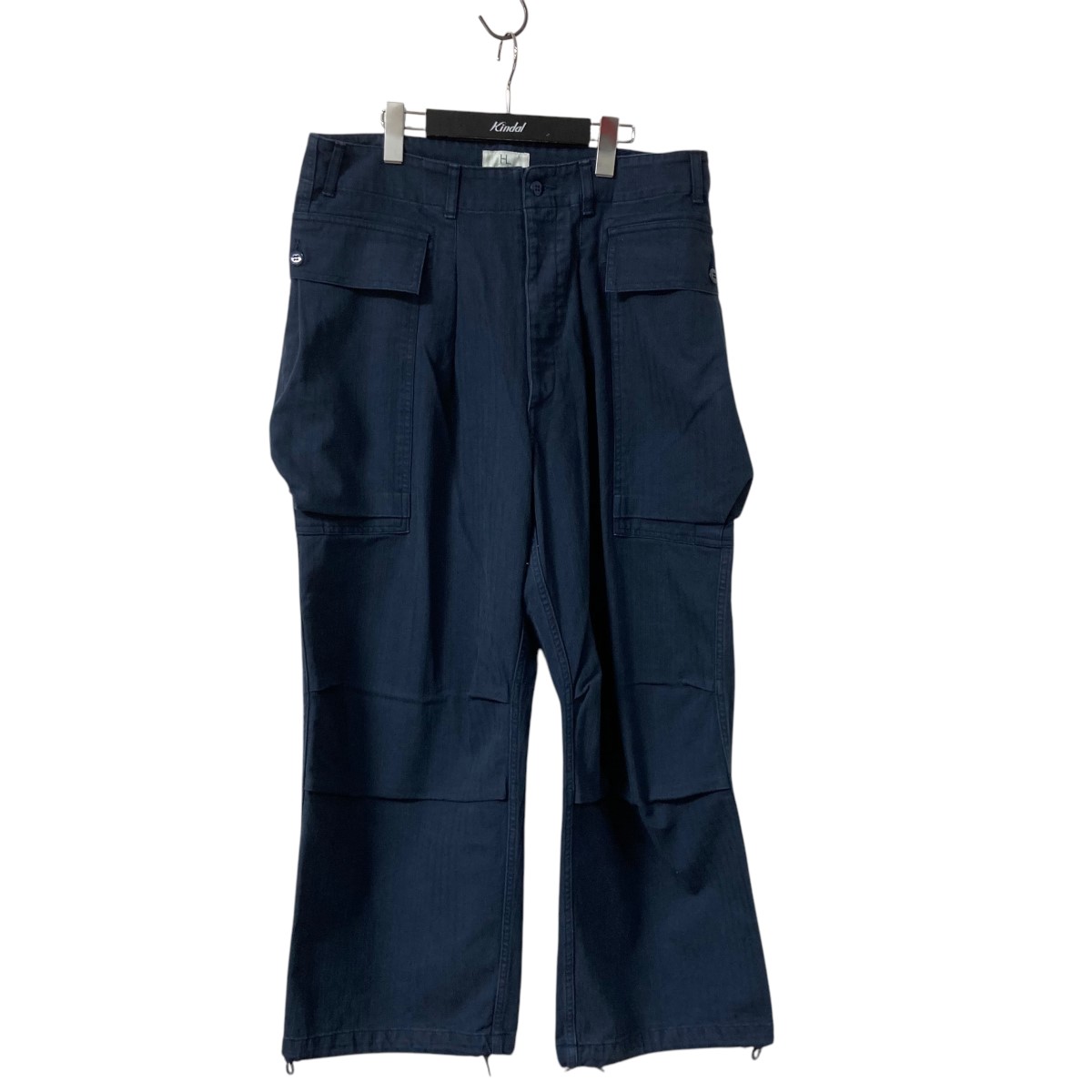HERILL 23aw バックサテンスプラッシュユーティリティパンツ HERILL バックサテン スプラッシュユーティリティパンツ