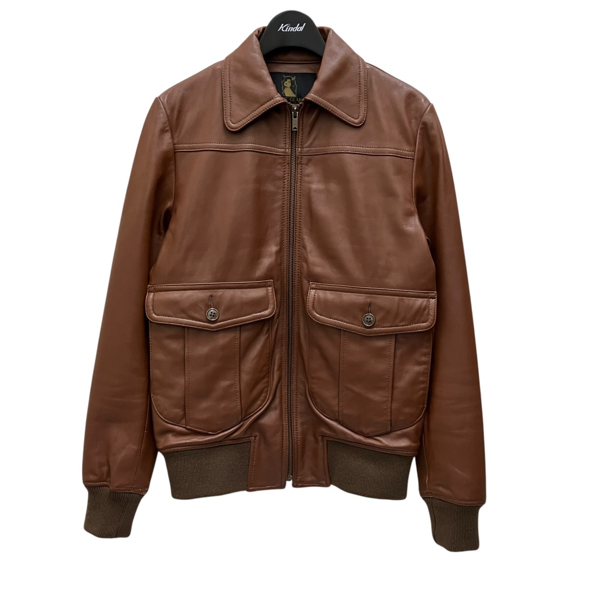 HYSTERIC GLAMOUR レザージャケット Lサイズ ダークブラウン