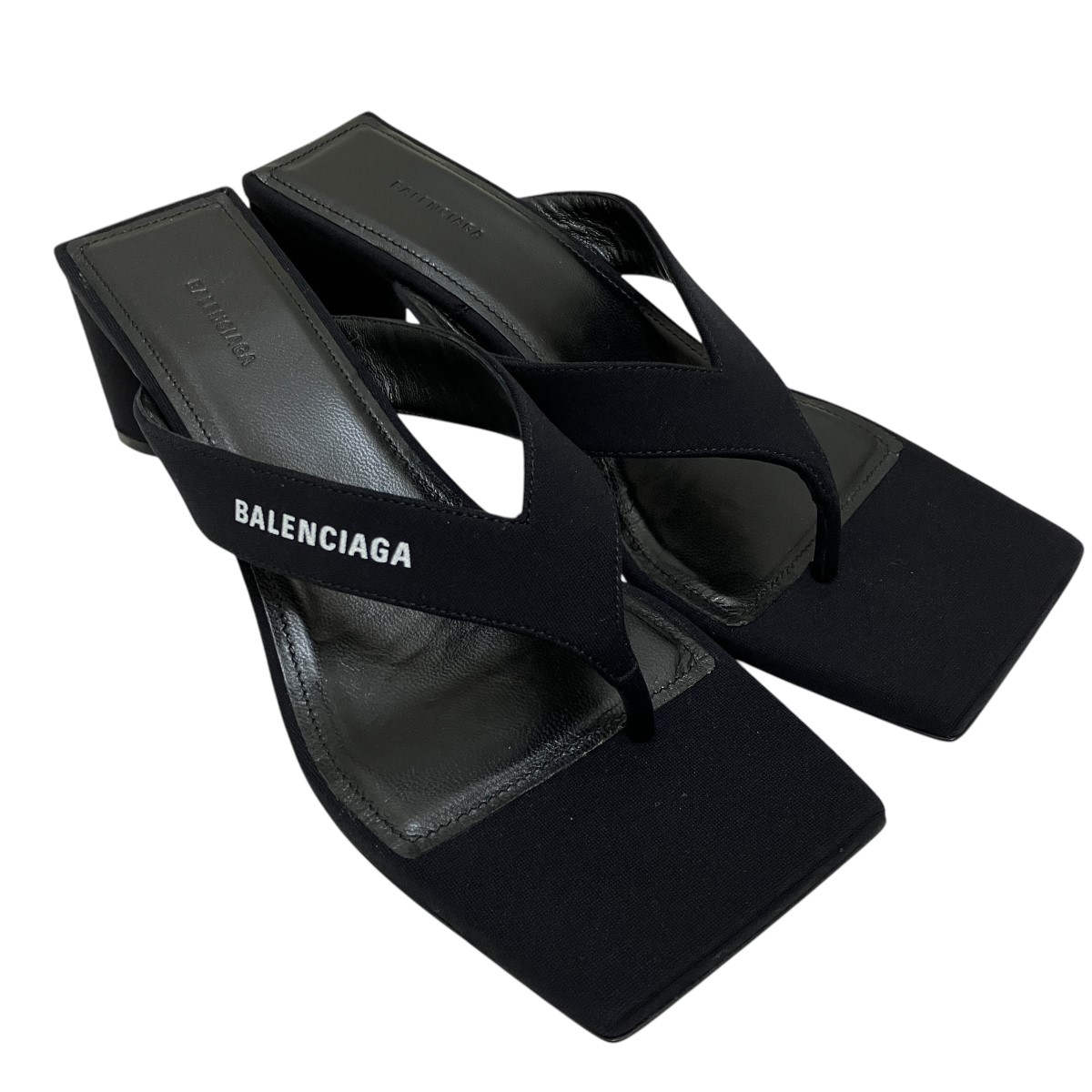 【中古】 BALENCIAGA　 ヒールサンダル ブラック サイズ：36 【080426】（バレンシアガ）