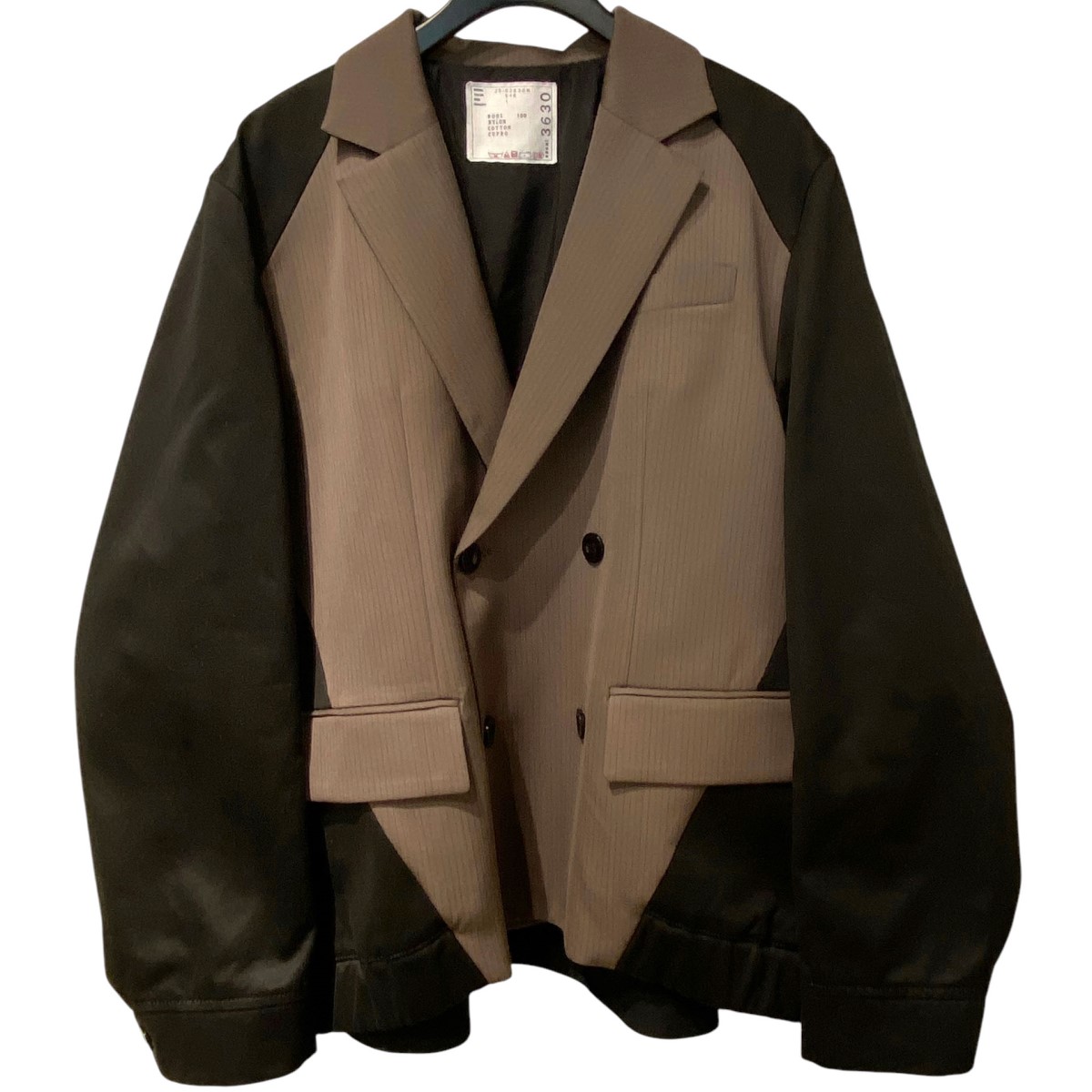 楽天市場】【中古】sacai24SS Chalk Stripe Bonding Jacket ジャケット