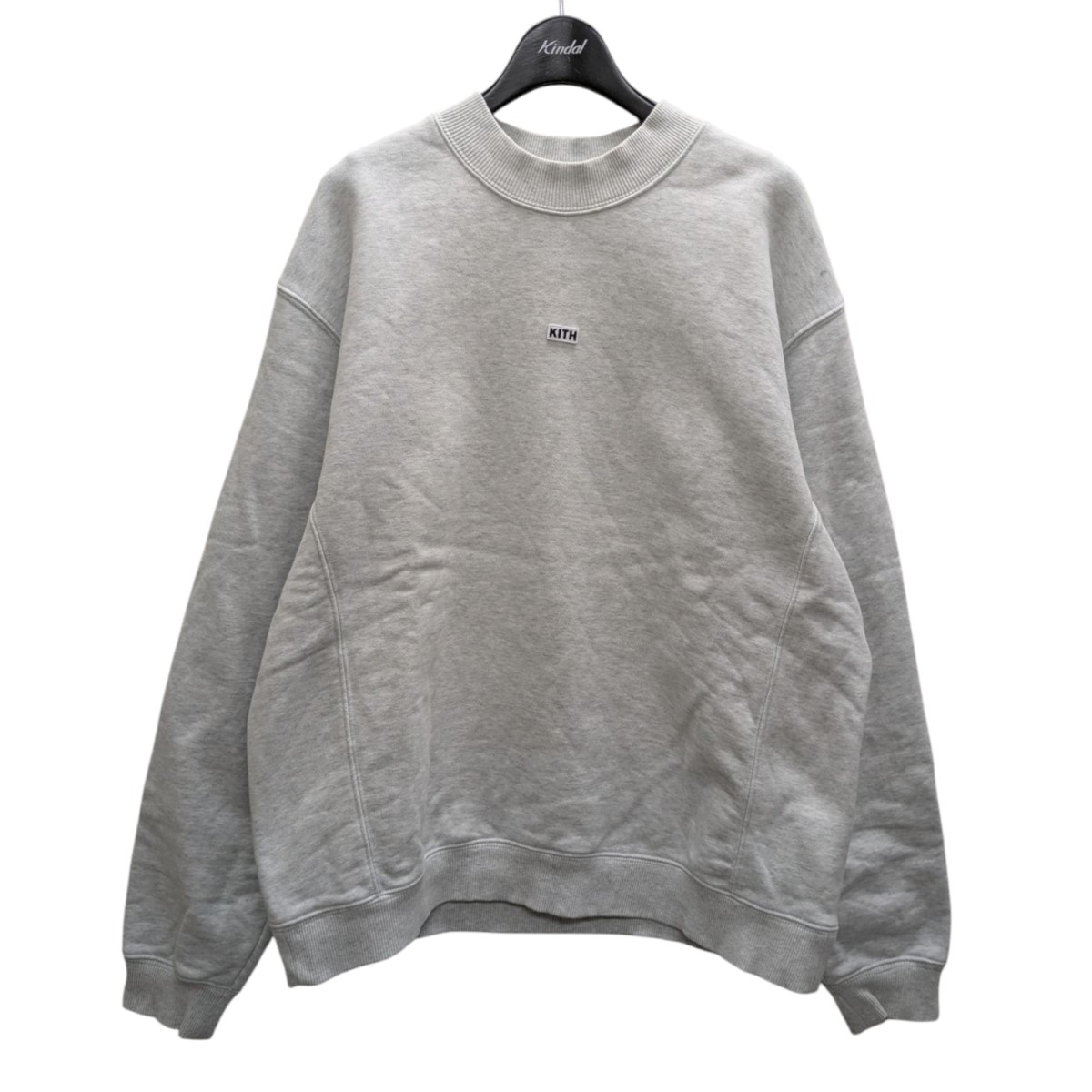 KITH キス 23AW Asher New York Crewneck ニューヨーク フロント刺繍 クルーネックスウェットシャツ トレーナー KHW030099 アイボリー レディース KHW030099-001-Front.jpg?v=