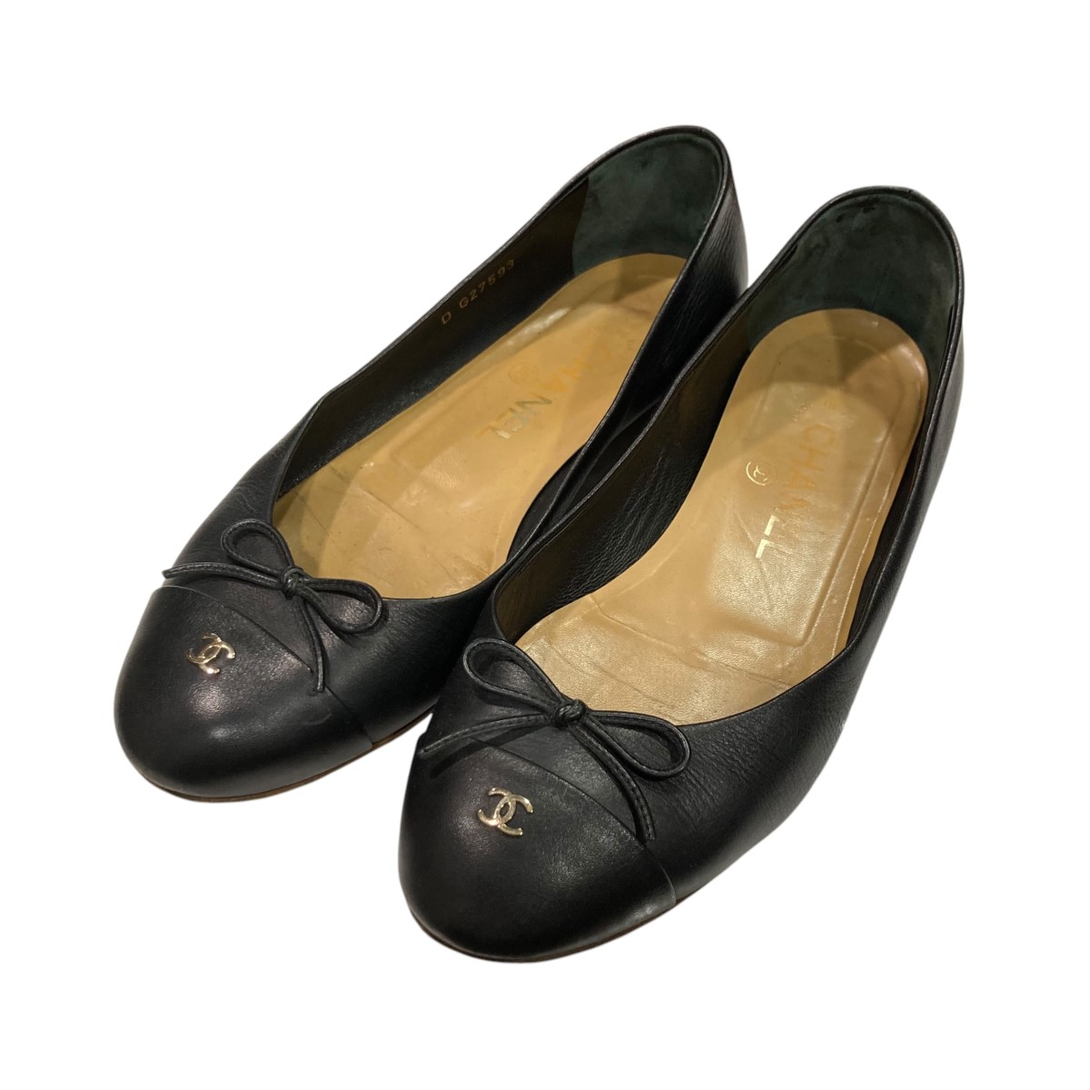 楽天市場】【未使用品】CHANEL【シャネル】G26250 フラット