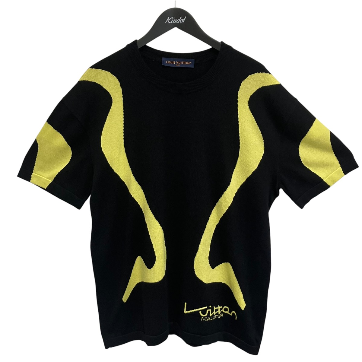 【モノグラム】Louis Vuitton インターシャ半袖クルーネック LOUIS VUITTON ルイヴィトン 23SS モノグラム コミックス