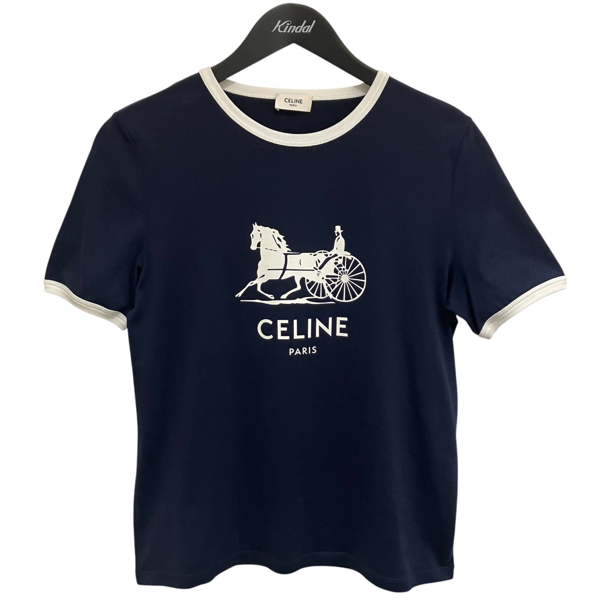 クールに決まる♪【CELINE】ロゴ入り コットン ルーズTシャツ 楽天市場】CELINE セリーヌ Cotton Loose T-Shirts ルーズT