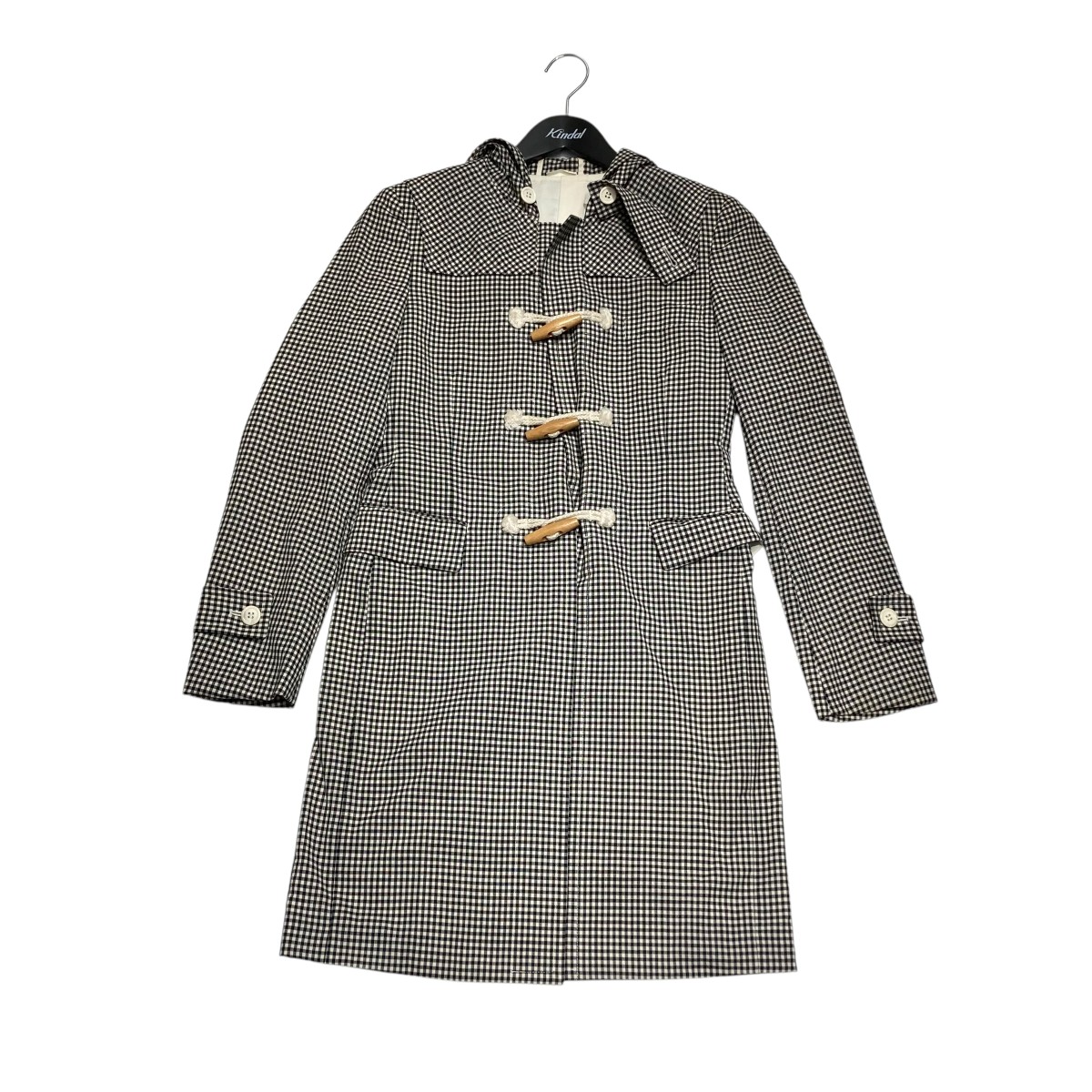 コムデギャルソンオムプリュス チェック切替ロングジャケット 14AW Mサイズ コムデギャルソンオムプリュス チェック切替ロングジャケット