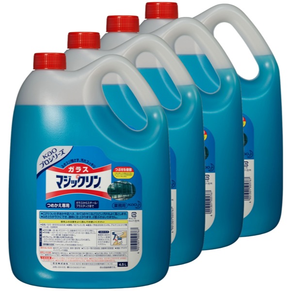 【拭き掃除】花王 ガラスマジックリン 4.5L×4本（ケース販売） 4,950円