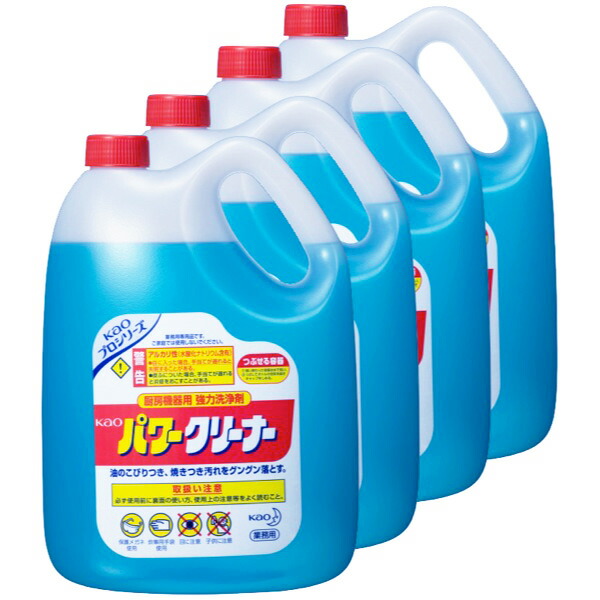【勝手もと備品用】名取り草 力強さ洗浄剤 4.5L×4本（容れもの売りわたす）