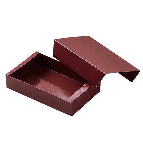 【窈窕たるな肌理箱】赤木目1.5合折 使い捨て弁当箱-使い捨て食器-キッチン用品・食器・調理器具