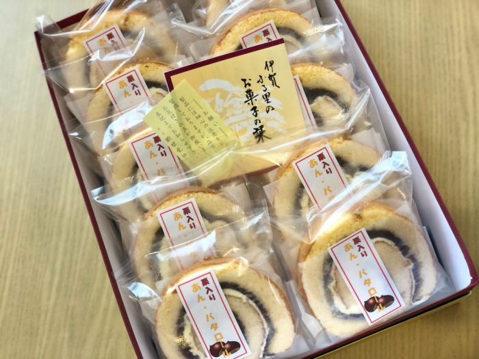 楽天市場 栗入りあんバターロール 10個 ロールケーキ 個包装あんバター 送料無料 欣榮堂