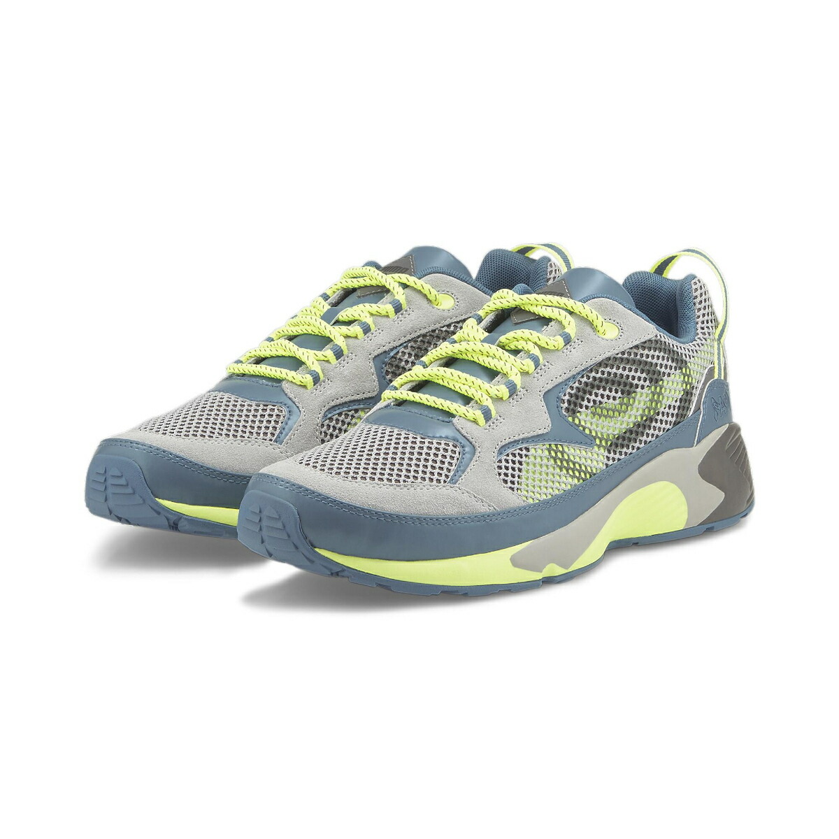 【70%OFF】PUMA PREVAIL TRL PAM(DEEP DIVE-LIME SQUEEZE)(プーマ プリベイル TRL パム)【メンズ】【シューズ スニーカー トレイル コラボ 90年代 オールド】【23SS】画像