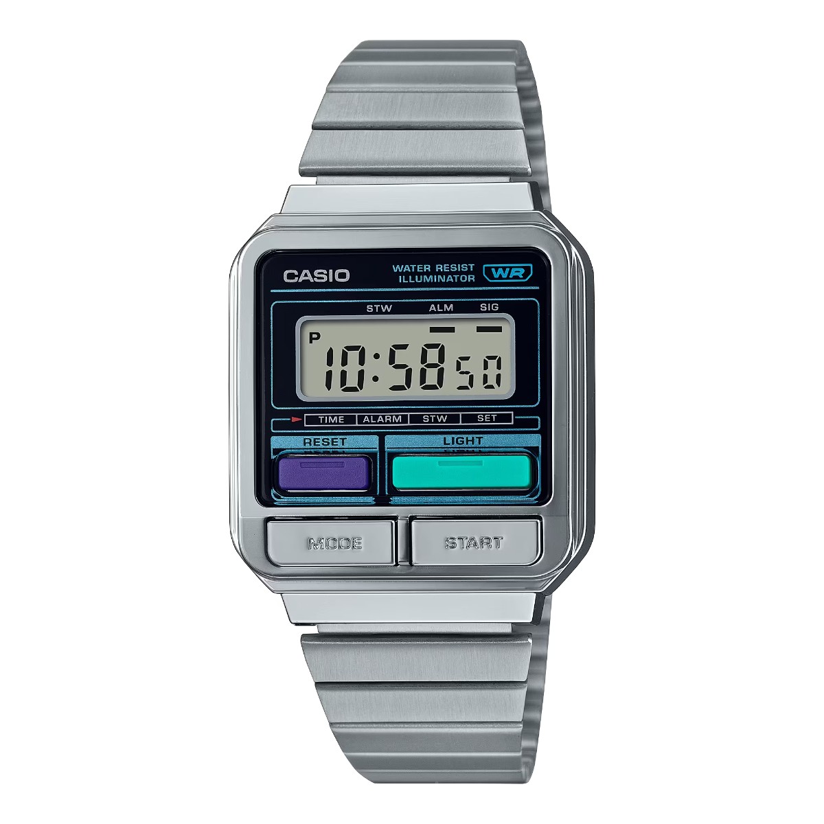 楽天市場】CASIO STANDARD A158WEA-1JF(シルバー)(カシオ