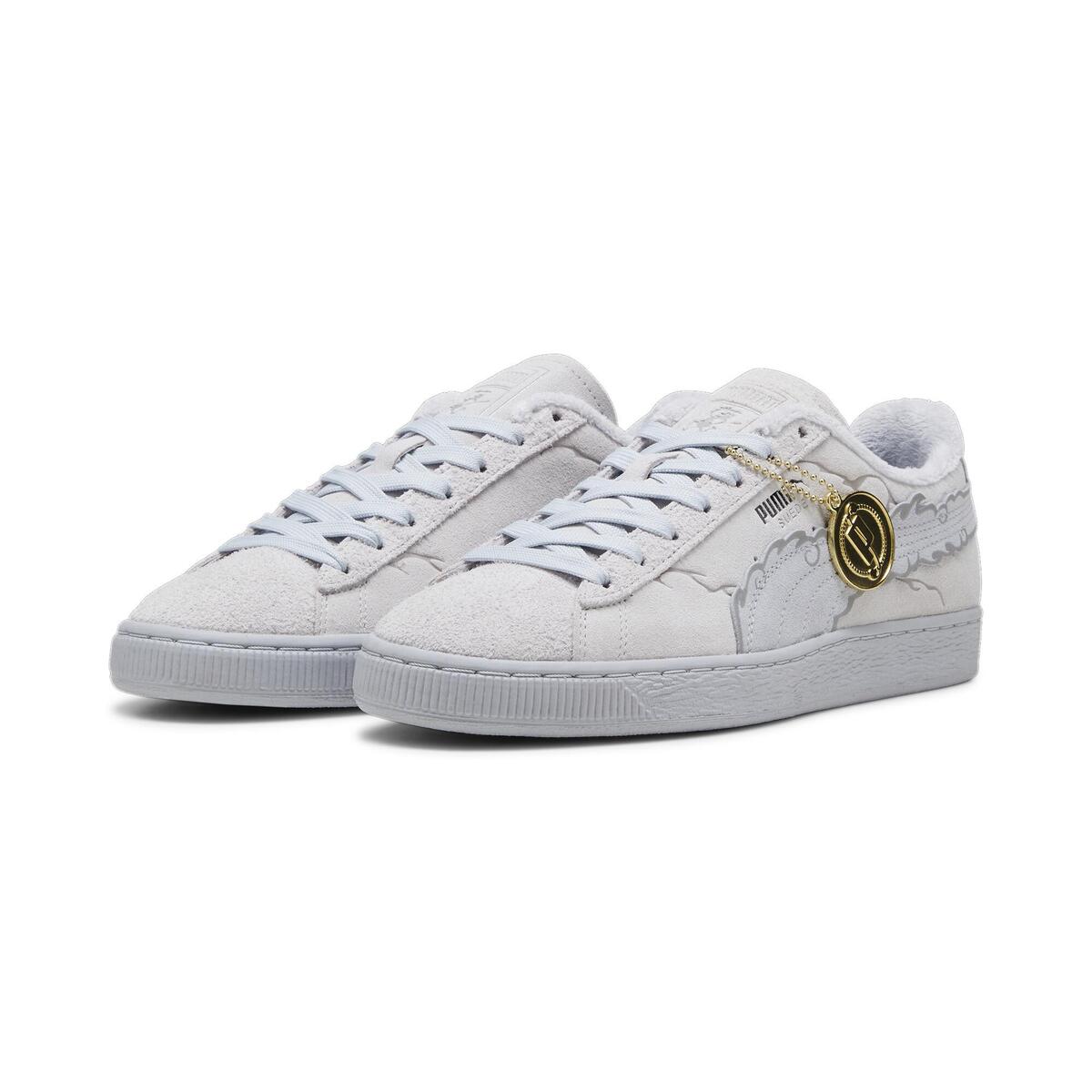 【30%OFF】PUMA SUEDE 3 ONE PIECE(Feather Gray-Platinum Gray)(プーマ スウェード 3 ワンピース)【メンズ】【スニーカー スウェード ワンピース コラボモデル 麦わらのルフィ】【24FW】画像