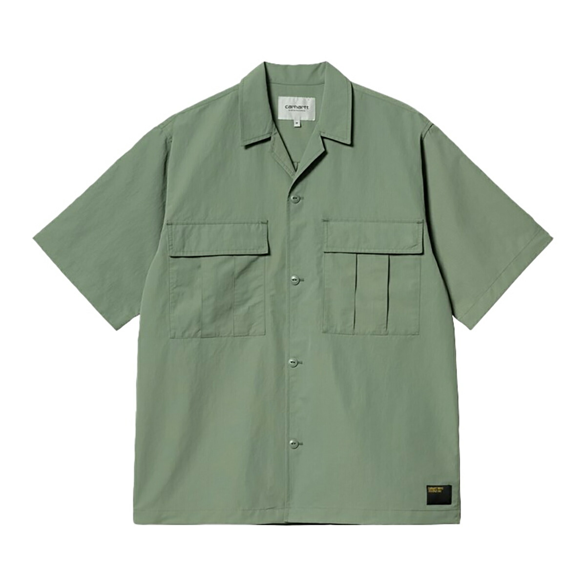 【40%OFF】Carhartt WIP S/S EVERS SHIRT (Park) (カーハートワークインプログレス S/S エバーズ シャツ) 【メンズ レディース】【半袖シャツ 胸ポケット ミリタリーライク オーバーサイズ】【24SS】 9,702円