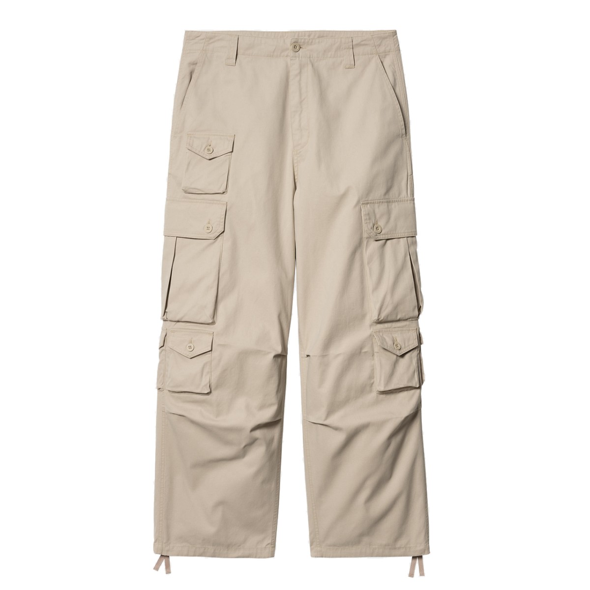 【ラスト1点】【40%OFF】 Carhartt WIP TRACKER PANT (Wall) (カーハート ワークインプログレス トラッカーパンツ) 【メンズ】【ワイドカーゴパンツ ルーズシルエット 裾ひも】【24FW】
