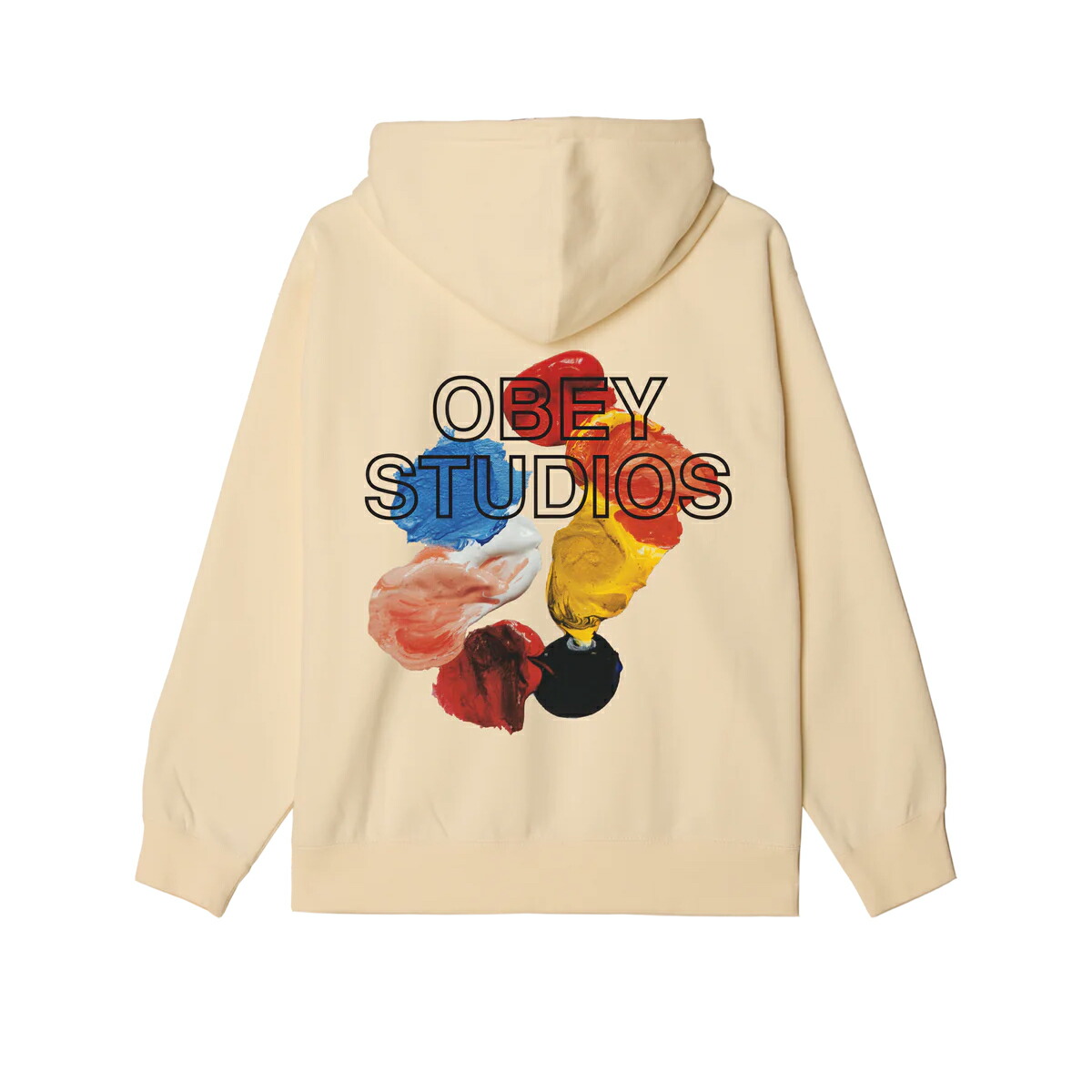 【40%OFF】OBEY STUDIOS PALETTE(UNBLEACHED)(オベイ 制作室 調色板 ティーシャツ)【メンズ】【フーディー パーカー グラフィック刷り上げる】【25SS】