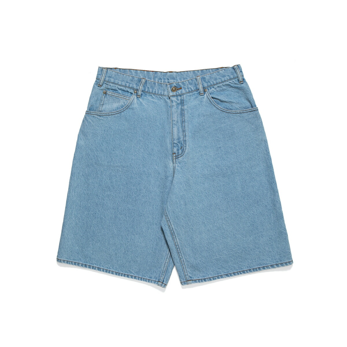 【30%OFF】APPLEBUM Denim Shorts(INDIGO (ICE WASH）)(アップルバム ジーンズさる股引き)【メンズ】【二分の一ズボン下 遊撃手ズボン下 伸び伸びする影ぼうし】【25SS】