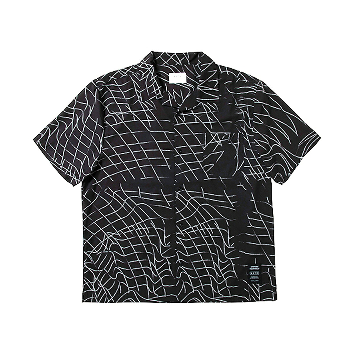【30%OFF】 AKTR B.B.WEB SHIRTS (BK) (アクター B.B.ウェブ シャツ) 【メンズ レディース】【半袖シャツ 総柄 バスケ ウーブン】【25SS】