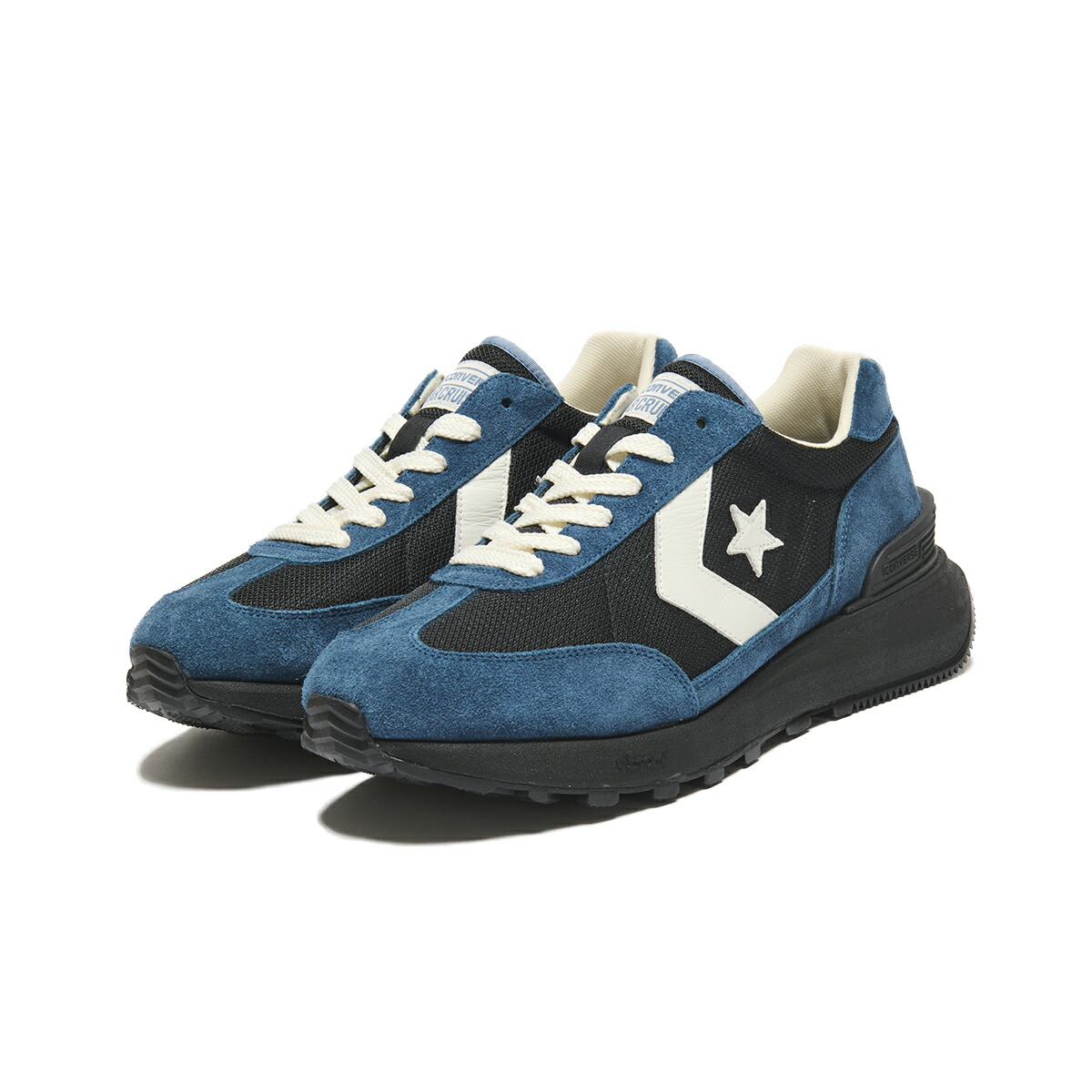 【30%OFF】 CONVERSE STARFIRESC J (ブルー/ブラック) (コンバース スターファイヤー SC J) 【メンズ レディース】【スニーカー シューズ ビブラムソール スエード】【25SS】