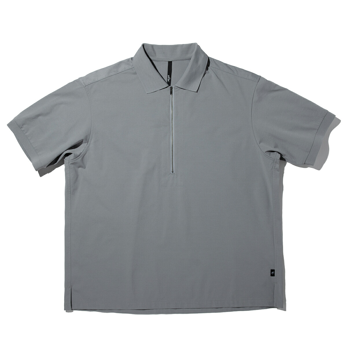 【40%OFF】 PRECEPT MESH KNIT HAIF ZIP S/S SHIR (GRAY) (プリセプト ブリーズニット 半袖ハーフジップシャツ) 【メンズ】【プルオーバー ハーフジップ 半袖】【24FW】