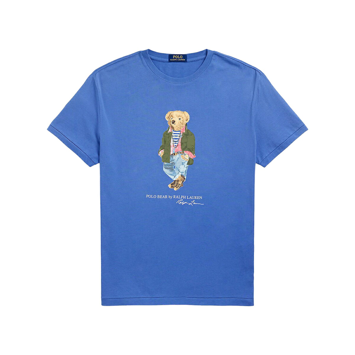 【20%OFF】POLO RALPH LAUREN CLASSIC FIT POLO BEAR T-SHIRT(BLUE)(ポロ ラルフ ローレン クラシックフィット ポロベア Tシャツ)【メンズ レディース】【半袖 Tシャツ フロントプリント】【25SS】｜Kinetics