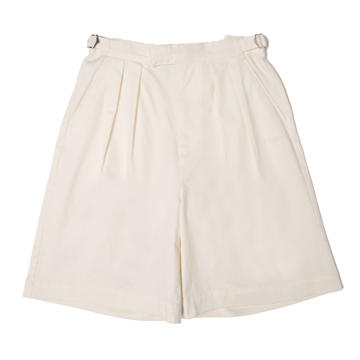 【ラスト1点】【20%OFF】UMBRO HOUSE Gurkha shorts(White)(アンブロハウス グルカショーツ)【メンズ レディース】【ハーフパンツ ショートパンツ ワイドシルエット ウエストゴム】【25SS】｜Kinetics