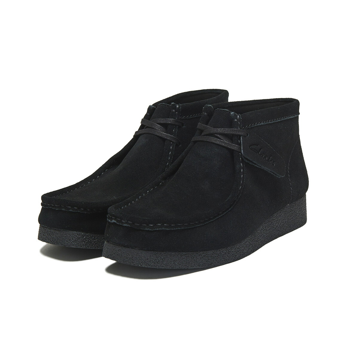 Clarks WallabeeEVO Bt(黒いことスエードクロス)(クラークス ワラビーエヴォブーツ)【メンズ】【モカシン シューズ 靴 スウェード】【定番】