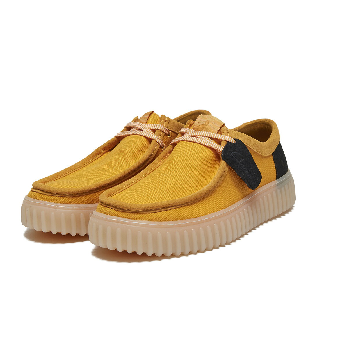 【50%OFF】Clarks Torhill Lo(イエローコンビ)(クラークス トーヒルロー)【メンズ】【モカシン シューズ 靴 厚底 クッション性】【24SS】【RS12】｜Kinetics