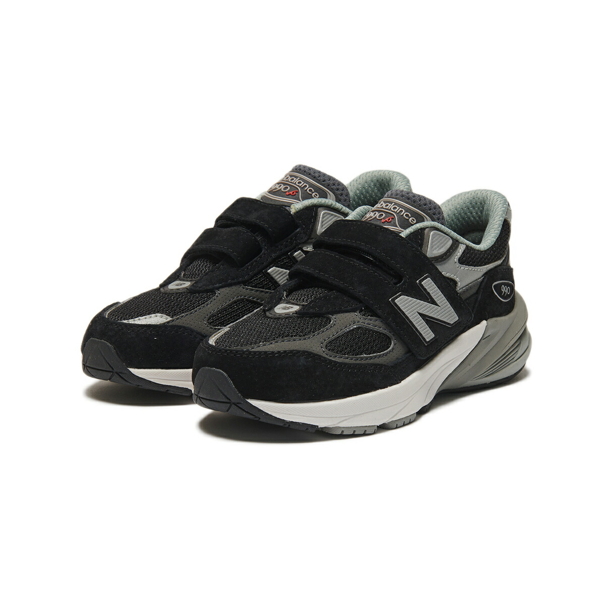 新品 New Balance 990A グレー ベルクロスニーカー 21cm New Balance ニューバランス キッズ スニーカー NewBalance 990
