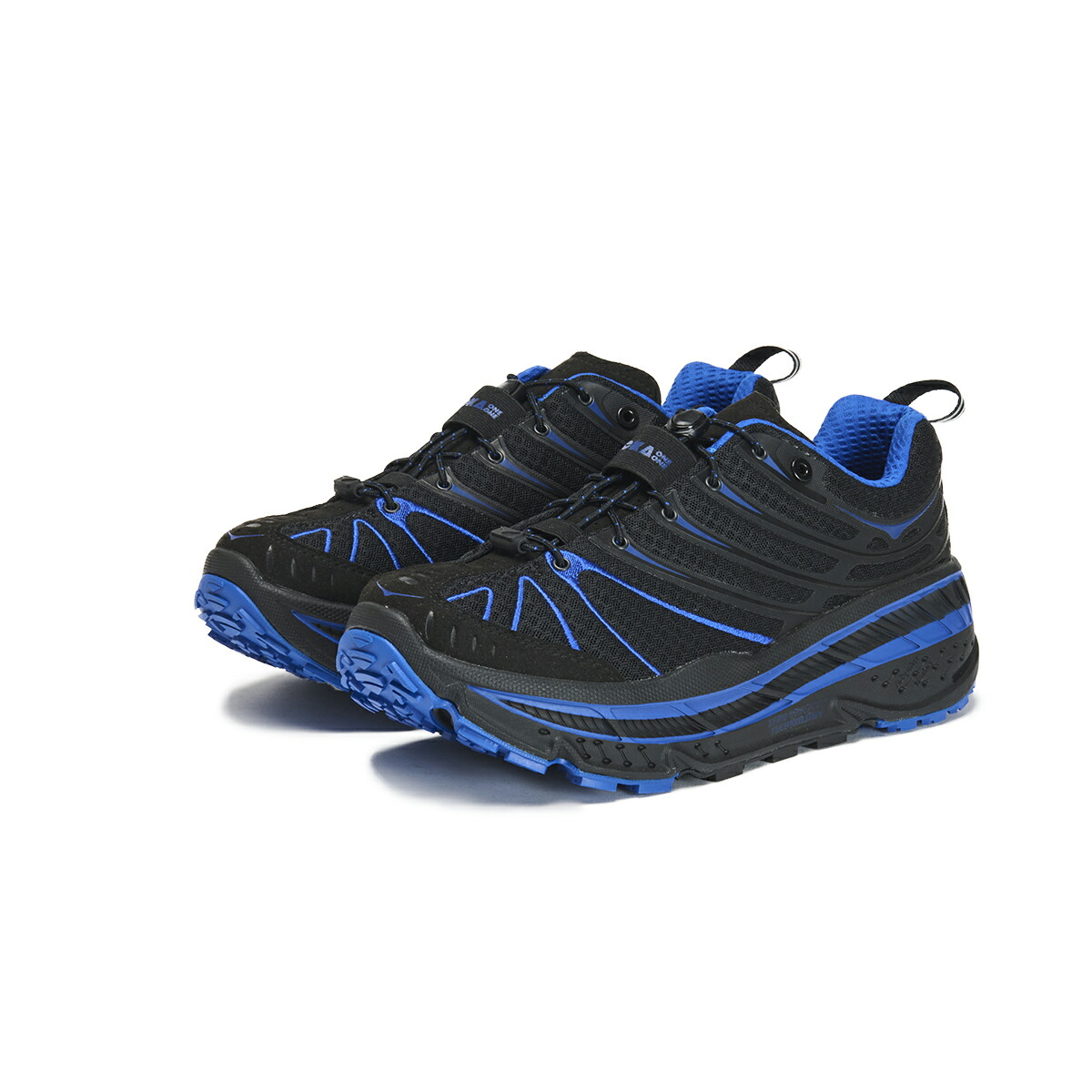 【45%OFF】HOKA U STINSON EVO OG(BLACK / ULTRAMARINE)(ホカ U スティンソン EVO OG)【メンズ】【スニーカー メッシュアッパー 座布団性】【25SS】