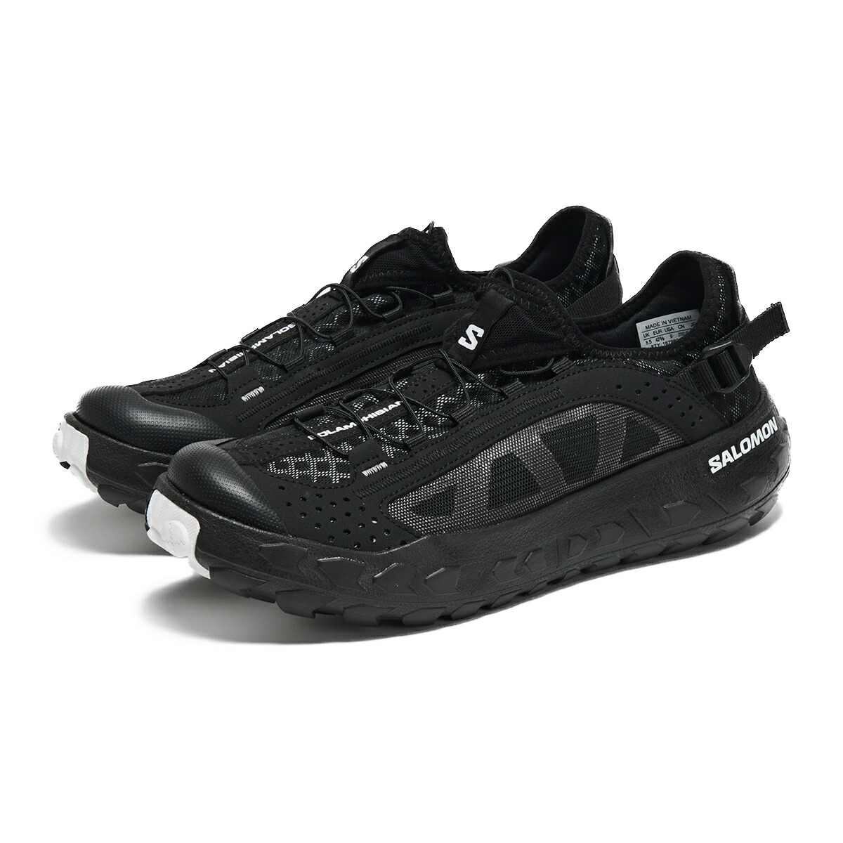 SALOMON SOLAMPHIBIAN(Black/Black/Alloy)(サロモン ソランフィビアン)【メンズ】【スニーカー ウォーターシューズ 水陸両用】【25SS】画像
