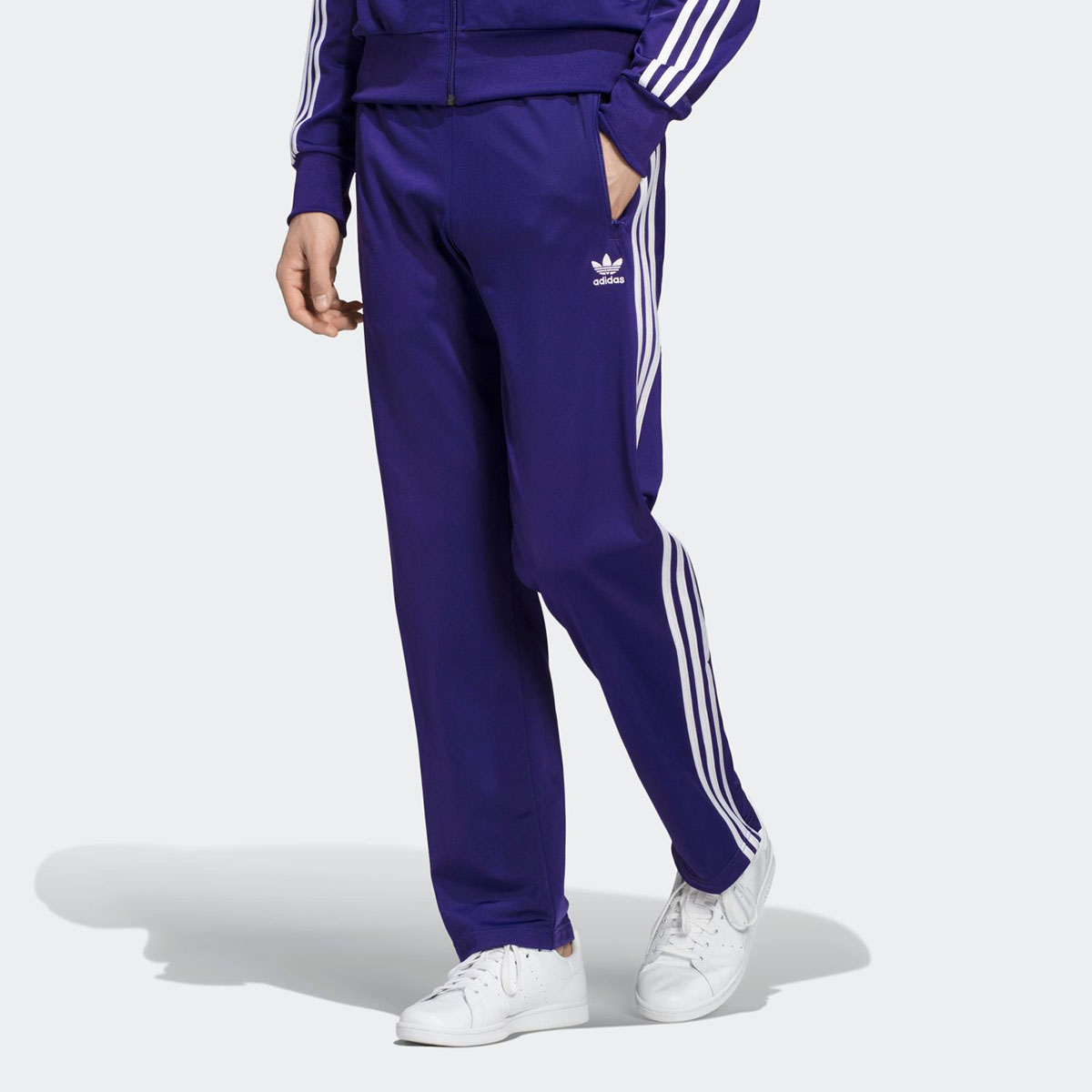 adidas purple trousers