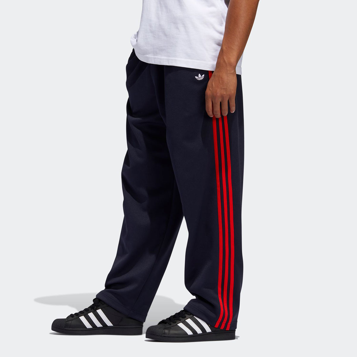 adidas PIPE PANTS(LEGEND INK/ACTIVE RED 