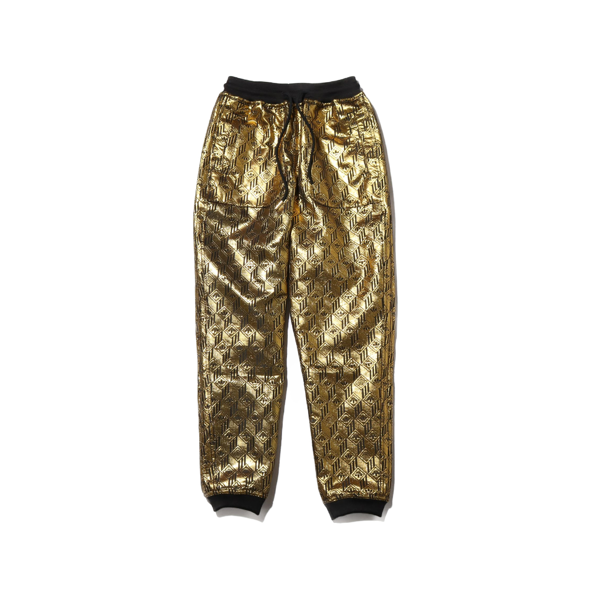 gold track pants