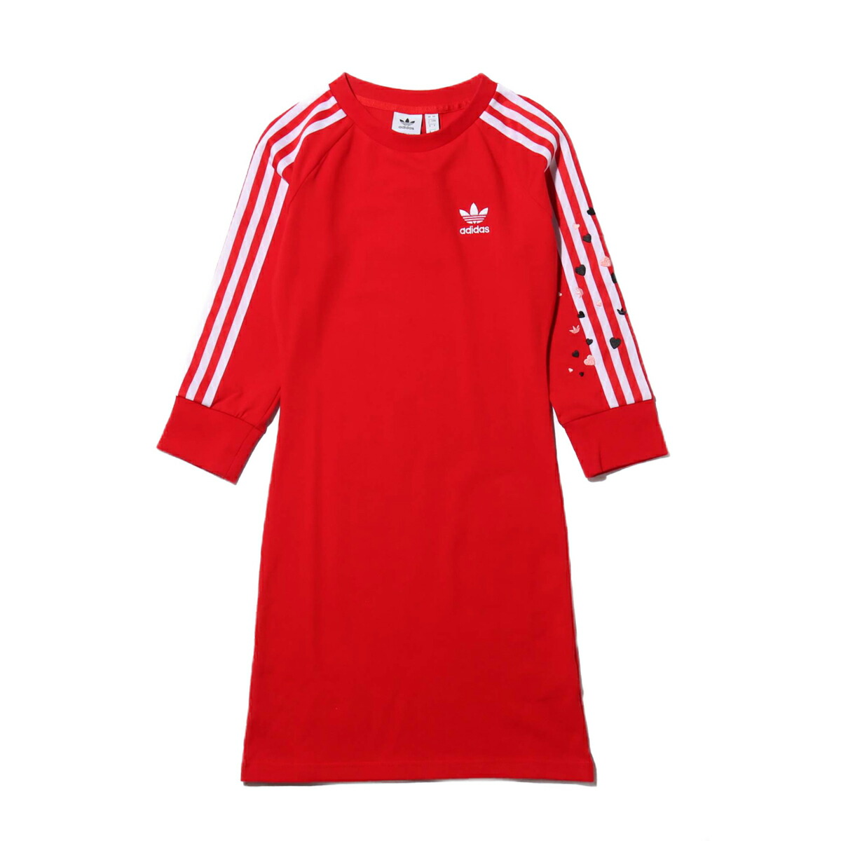 楽天市場 Adidas 3 Str Dress Scarlet アディダス 3ストライプ ドレス レディース ワンピース ss S Kinetics