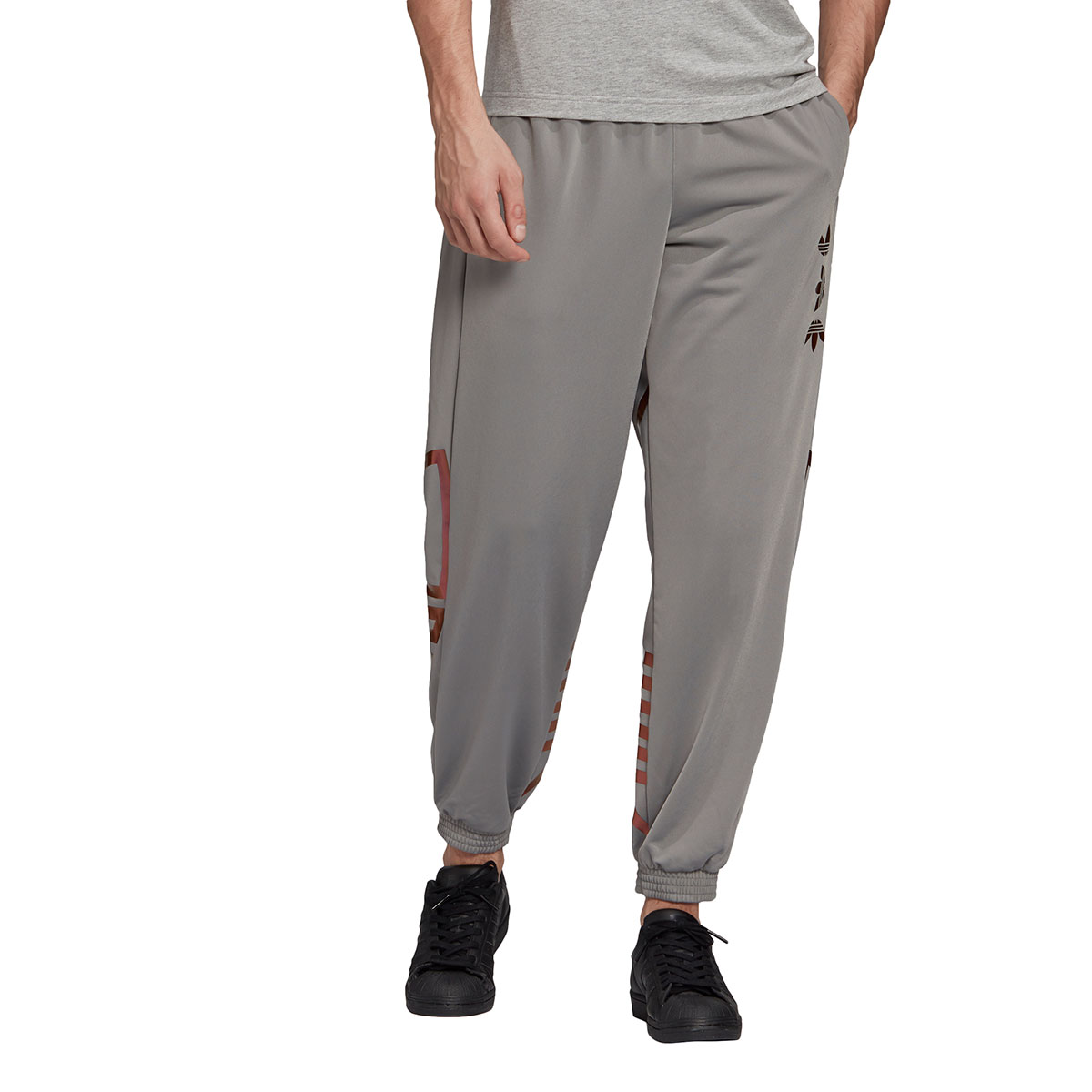 adidas beige track pants