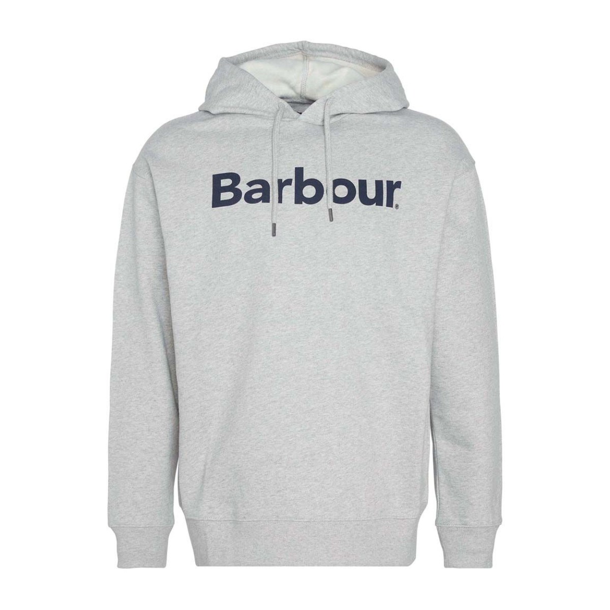 【40％OFF】 Barbour Brushed Nicholas OS Hoodie (GRAY) (バブアー ニコラス オーバーサイズ フード パーカー) 【メンズ レディース】【フーディー シンプル ロゴ】【24FW】