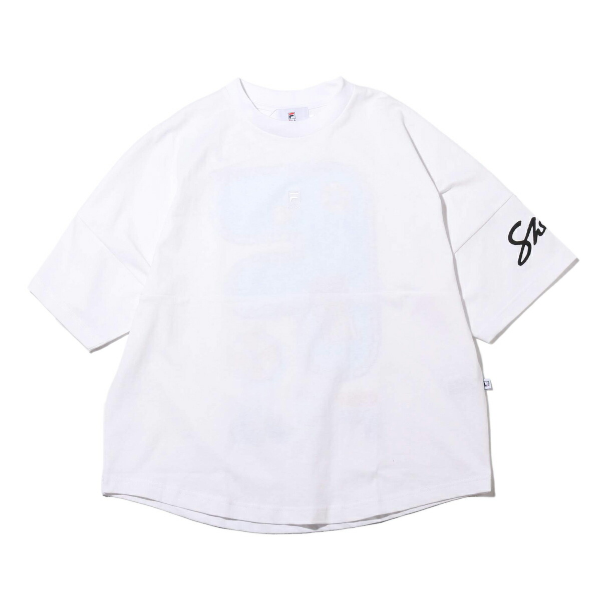 fila white t shirt with logo