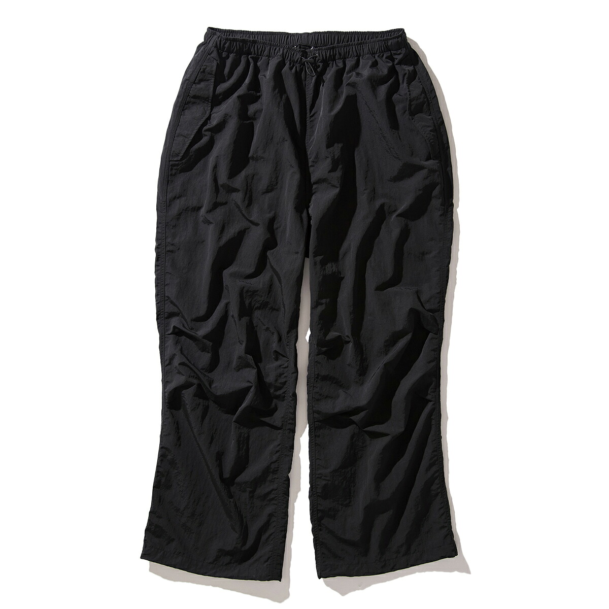 【ラスト1点】【50%OFF】FIRST DOWN OVER PANTS TASLAN NYLON (BLACK) (ファーストダウン オーバー パンツ タスランナイロン) 【メンズ】【ロングパンツ パンツ ボトムス ワイドシルエット 太め ナイロン】【23SS】