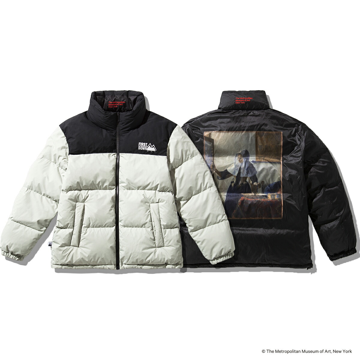 楽天市場】THE MET×Kinetics×FIRST DOWN BUBBLE DOWN JACKET(BLACK)(ザ