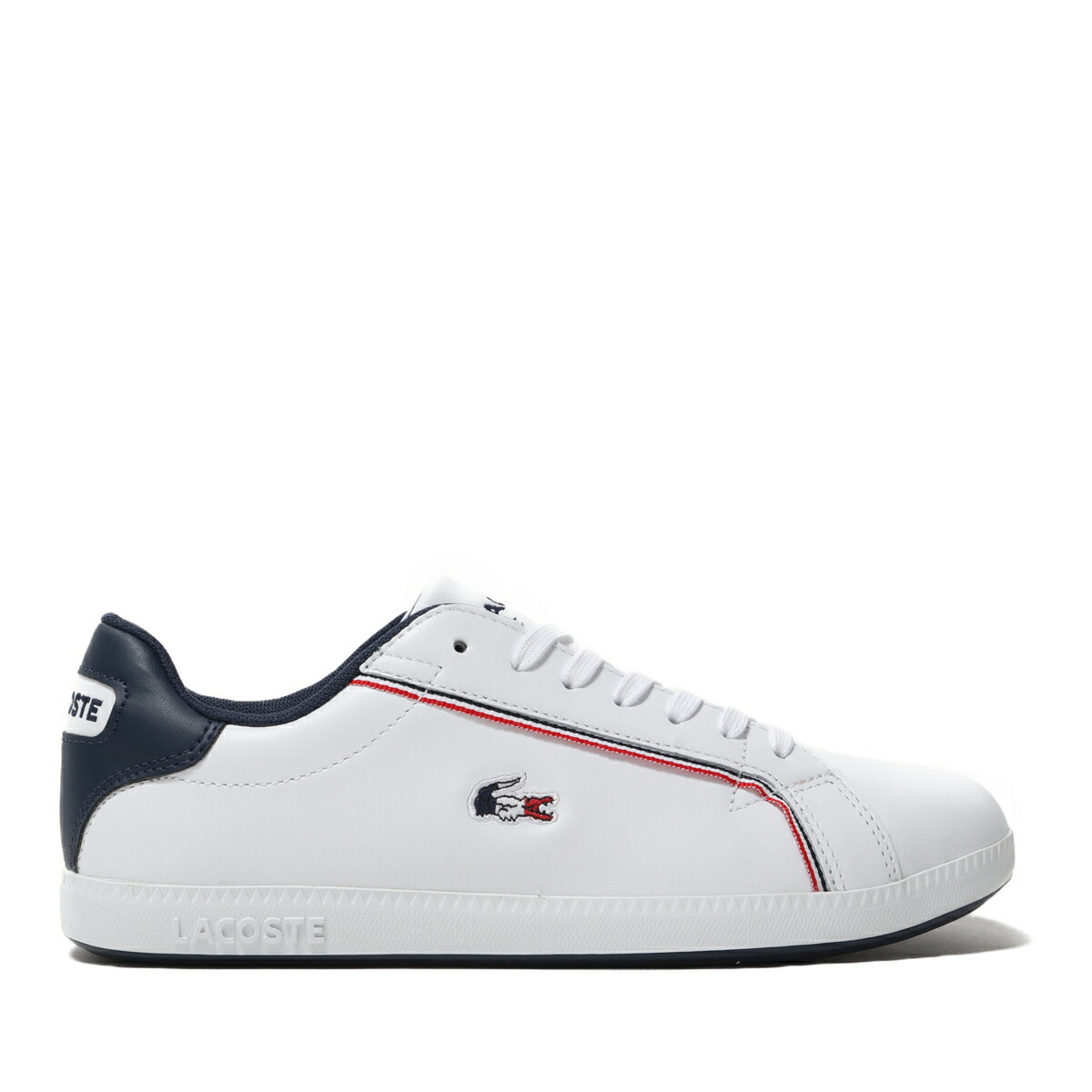 LACOSTE GRADUATE 119 2(WHT/NVY/RED 