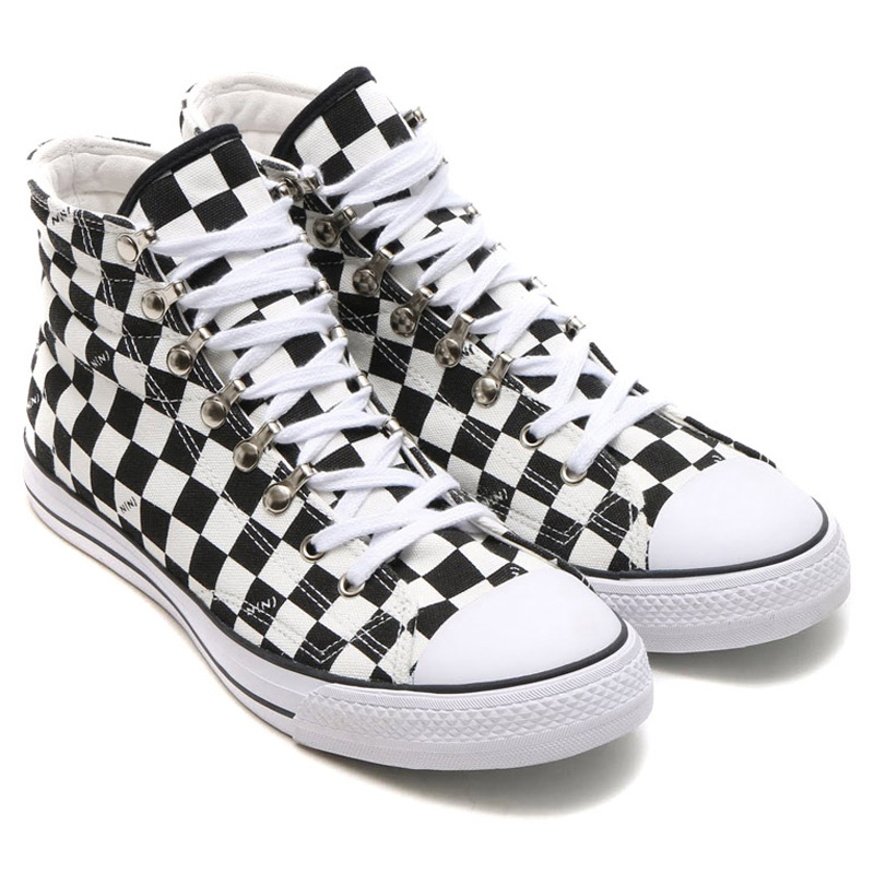 checkered sneakers